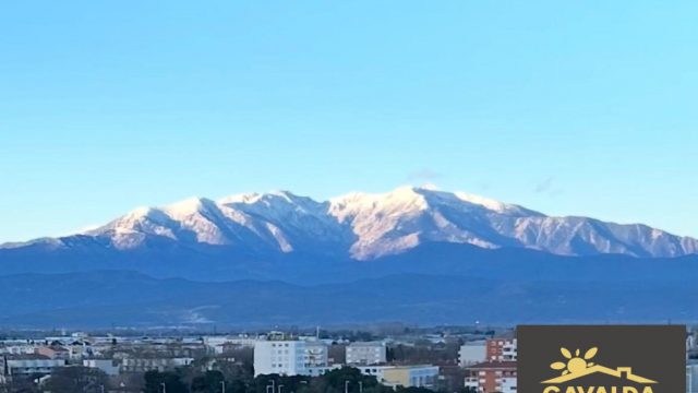 PERPIGNAN – LE VERNET – T2/3 avec superbe vue sur le Canigou